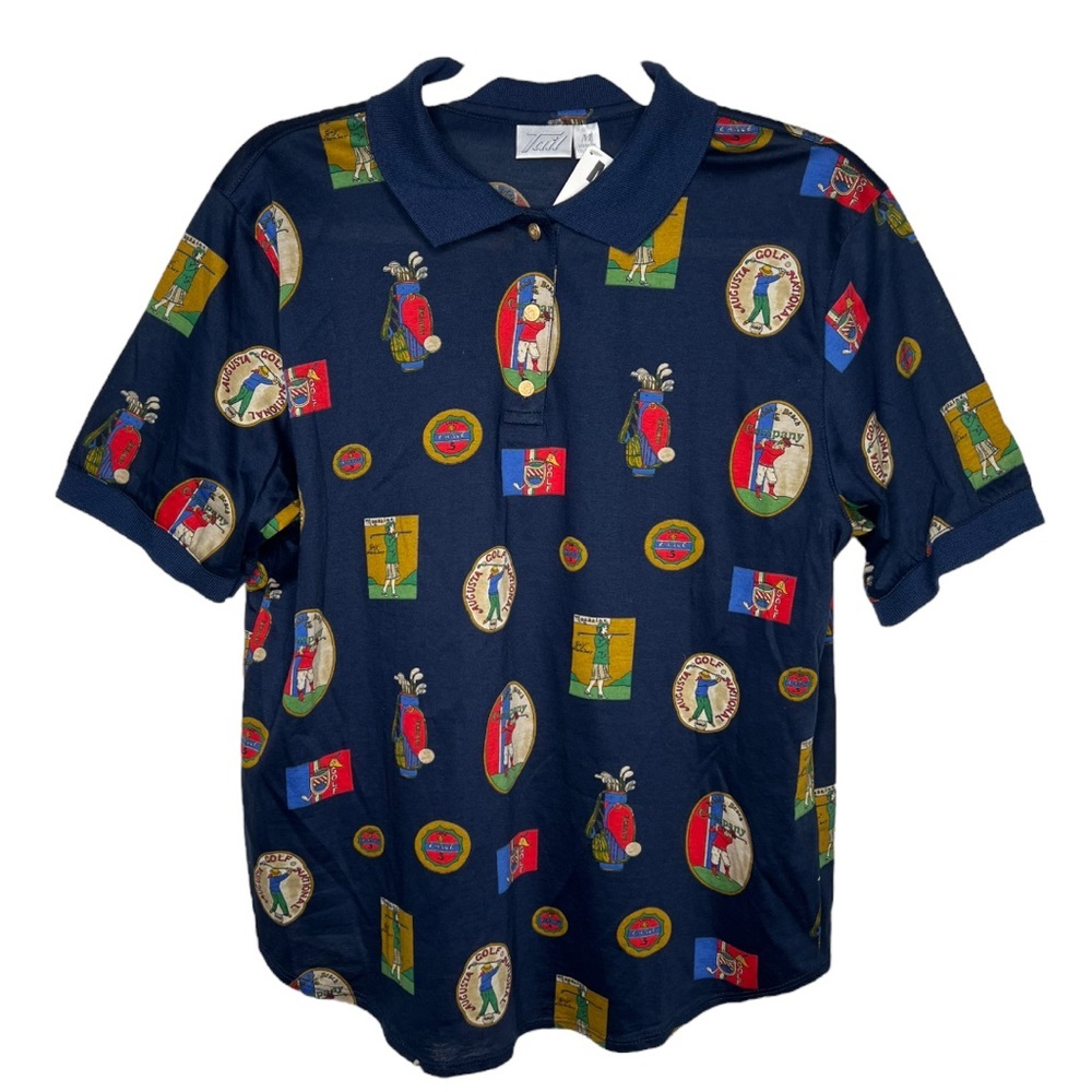⚫️ TRAIL golf print vintage style shirt​